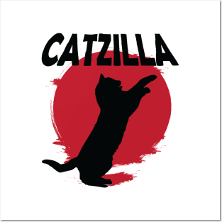 CATZILLA Posters and Art